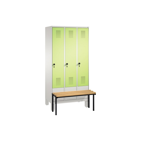 4059096865907 - Umkleidespind 4903030S10017 Sitzbank 3Abteile B900mm lgr vgn 4059096865907 - Umkleidespind 4903030S10017 Sitzbank 3Abteile B900mm lgr vgn