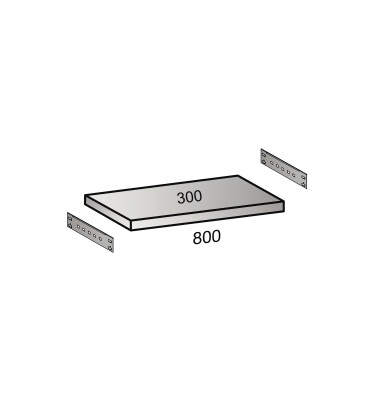 Fachboden 038083 800x300mm vz