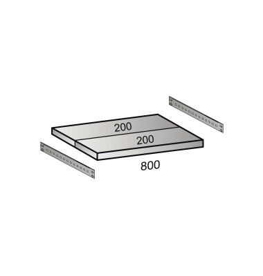 Fachboden 048083 800x400mm vz