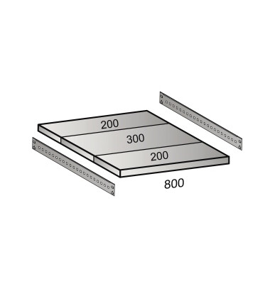 Fachboden 071083 800x700mm vz