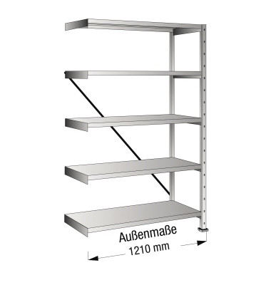 Steckregal 148223 Anbau 1.200x1.920x400mm 5OH vz
