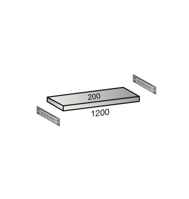 Fachboden 028023 1.200x200mm vz
