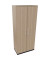 Flügeltürenschrank 5OH B800xT442xH1869 an/Eiche Nat