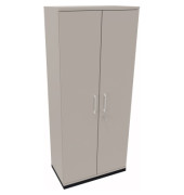 Flügeltürenschrank 5OH B800xT442xH1869 an/Lichtgrau