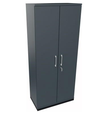 Flügeltürenschrank 5OH B800xT442xH1869 an/Lavagrau