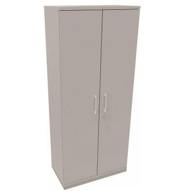 Flügeltürenschrank 5OH B800xT442xH1869 si/Lichtgrau