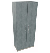 Flügeltürenschrank 5OH B800xT442xH1869 si/Beton
