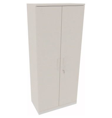 Flügeltürenschrank 5OH B800xT442xH1869 ws/Weiß
