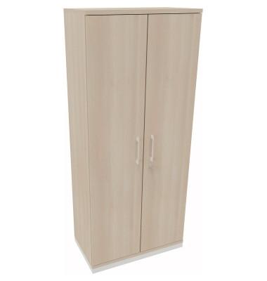 Flügeltürenschrank 5OH B800xT442xH1869 ws/Akazie