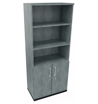 Regalschrank endless 820109683, abschlie&szlig;bar, 5 OH, beton hell, 80x186,9x44,2cm (BxHxT)