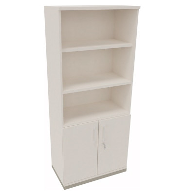 Regalschrank endless 820109701, abschlie&szlig;bar, 5 OH, diamantwei&szlig;, 80x186,9x44,2cm (BxHxT)