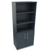 Regalschrank endless 820109782, abschlie&szlig;bar, 5 OH, lavagrau, 80x186,9x44,2cm (BxHxT)