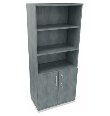 Regalschrank endless 820109883, abschlie&szlig;bar, 5 OH, beton hell, 80x186,9x44,2cm (BxHxT)