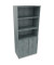 Kombischrank 2OH Tür 3OH Regal B800xT442xH1869mm ws/Beton