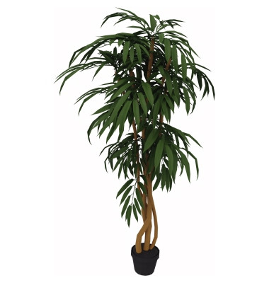 Kunstpflanze Ficus 720Blatt Höhe 1500mm Kunststofftopf