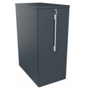 Orgacontainer 3OH li o. Ausfräsung B463xT800x1115mm Lavagrau