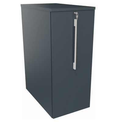 Orgacontainer 3OH li o. Ausfräsung B463xT800x1115mm Lavagrau