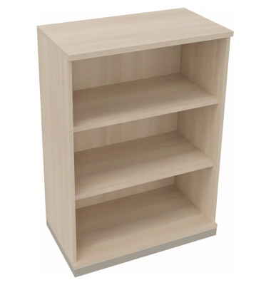 Regal 3OH B800xT442xH1133mm Silberaluminium/Akazie