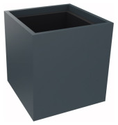 Pflanzgefäß 1er niedrig B380xT380H400mm Lavagrau