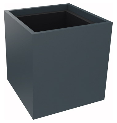 Pflanzgefäß 1er niedrig B380xT380H400mm Lavagrau