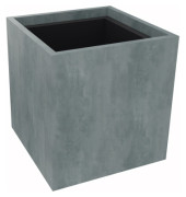 Pflanzgefäß 1er niedrig B380xT380H400mm Beton