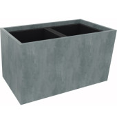 Pflanzgefäß 2er niedrig B721xT380H400mm Beton