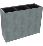 Pflanzgefäß 3er hoch B1062xT380H800mm Beton
