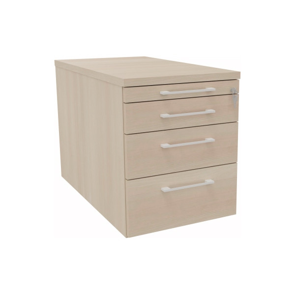 4003969064270 - Rollcontainer Teilung 1 2 3 3 B434xT800x540mm Akazie 4003969064270 Soennecken