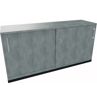 Schiebetürenschrank 2OH B1600xT442xH781mm an/Beton Schiebetürenschrank 2OH B1600xT442xH781mm an/Beton