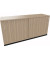 Schiebet&uuml;renschrank endless 820112571, abschlie&szlig;bar, 2 OH, eiche natur, 160x78,1x44,2cm (BxHxT)