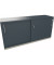Schiebet&uuml;renschrank endless 820112582, abschlie&szlig;bar, 2 OH, lavagrau, 160x78,1x44,2cm (BxHxT)
