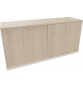 Schiebetürenschrank 2OH B1600xT442xH781mm ws/Akazie