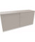 Schiebetürenschrank 2OH B1600xT442xH781mm ws/Lichtgrau