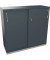 Schiebetürenschrank 3OH B1200xT442xH1133mm si/Lavagrau