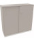 Schiebetürenschrank 3OH B1200xT442xH1133mm ws/Lichtgrau