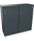 Schiebetürenschrank 3OH B1200xT442xH1133mm ws/Lavagrau