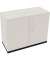 Flügeltürenschrank 2OH B1000xT442xH781 an/Weiß