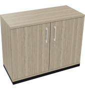 Flügeltürenschrank 2OH B1000xT442xH781 an/Eiche Nat