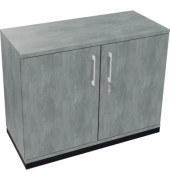 Aktenschrank endless 820113283, abschlie&szlig;bar, 2 OH, beton hell, 100x78,1x44,2cm (BxHxT)