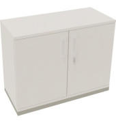 Flügeltürenschrank 2OH B1000xT442xH781 si/Weiß