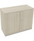 Flügeltürenschrank 2OH B1000xT442xH781 si/Akazie