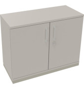 Flügeltürenschrank 2OH B1000xT442xH781 si/Lichtgrau
