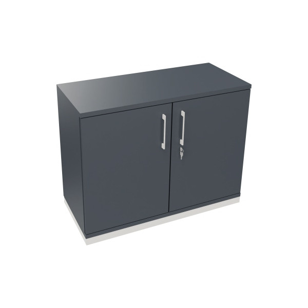 4003969066878 - Flügeltürenschrank endless 820113482 abschließbar 2 OH lavagrau 100x781x442cm (BxHxT) 4003969066878 Soennecken