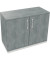 Aktenschrank endless 820113483, abschlie&szlig;bar, 2 OH, beton hell, 100x78,1x44,2cm (BxHxT)
