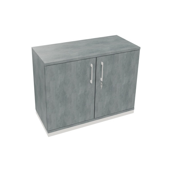 4003969066779 - Flügeltürenschrank endless 820113483 abschließbar 2 OH beton hell 100x781x442cm (BxHxT) 4003969066779 Soennecken
