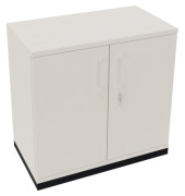 Aktenschrank endless 820113501, abschlie&szlig;bar, 2 OH, diamantwei&szlig;, 80x78,1x44,2cm (BxHxT)