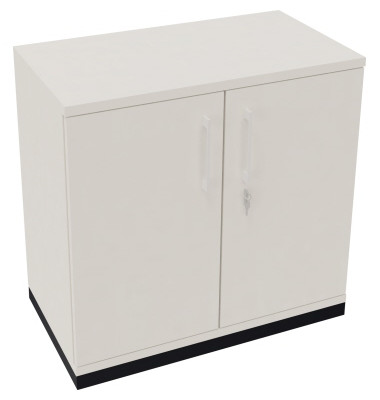 Flügeltürenschrank 2OH B800xT442xH781 an/Weiß