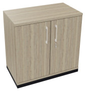 Flügeltürenschrank 2OH B800xT442xH781 an/Eiche Nat