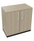 Flügeltürenschrank 2OH B800xT442xH781 an/Eiche Nat