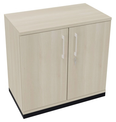 Aktenschrank endless 820113572, abschlie&szlig;bar, 2 OH, akazie hell, 80x78,1x44,2cm (BxHxT)